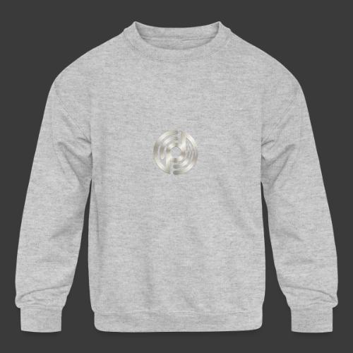 Open Musicians Collective Chrome Logo - Kids' Crewneck Sweatshirt