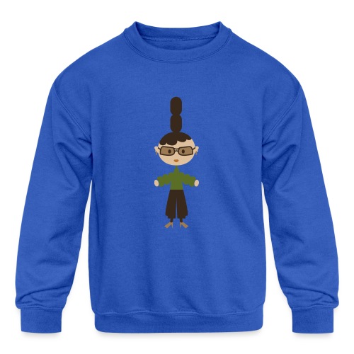 A Very Pointy Girl - Kids' Crewneck Sweatshirt