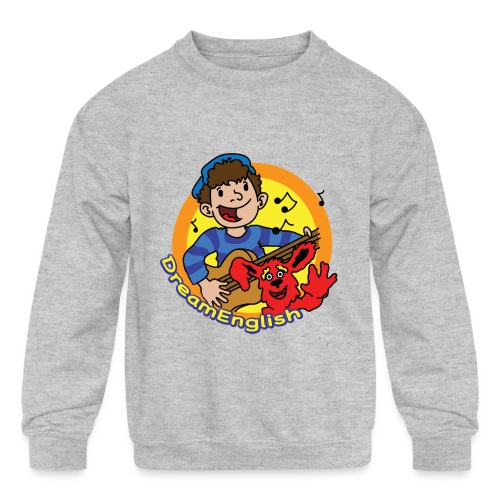 dreamenglishlogo-L - Kids' Crewneck Sweatshirt