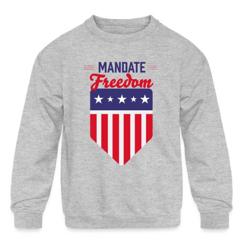 Mandate Freedom (light) - Kids' Crewneck Sweatshirt