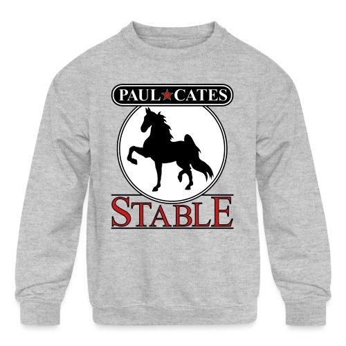 Paul Cates Stable light shirt - Kids' Crewneck Sweatshirt
