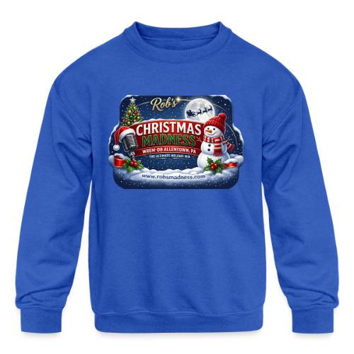 Rob's Christmas Madness WREM-DB - Kids' Crewneck Sweatshirt