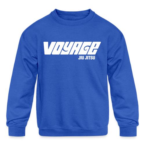 Voyage Sail White - Kids' Crewneck Sweatshirt