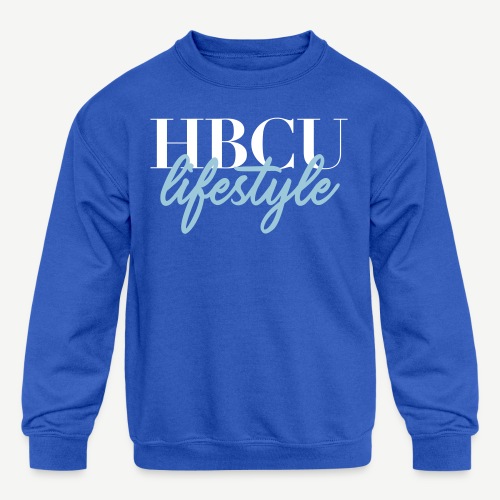 HBCU Lifestyle Script 2 0 - Kids' Crewneck Sweatshirt
