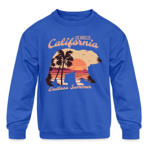 Endless Summer, Los Angeles - California - Kids' Crewneck Sweatshirt