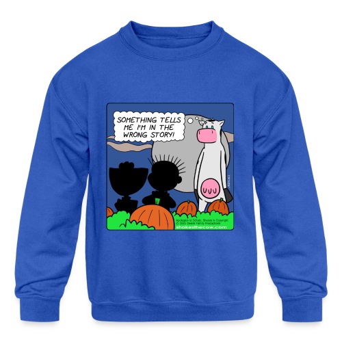 Shakes the Cow / DFP Halloween 2021 - Kids' Crewneck Sweatshirt