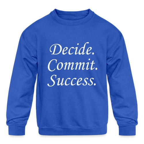 decide - Kids' Crewneck Sweatshirt