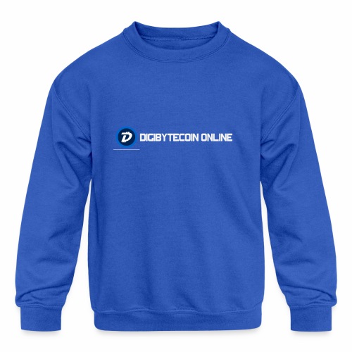 Digibyte online light - Kids' Crewneck Sweatshirt