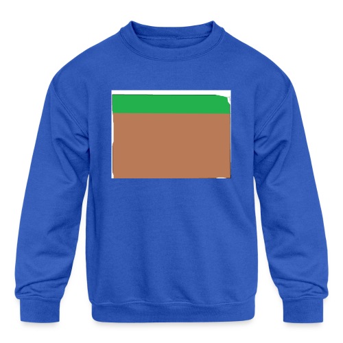 Grass block - Kids' Crewneck Sweatshirt