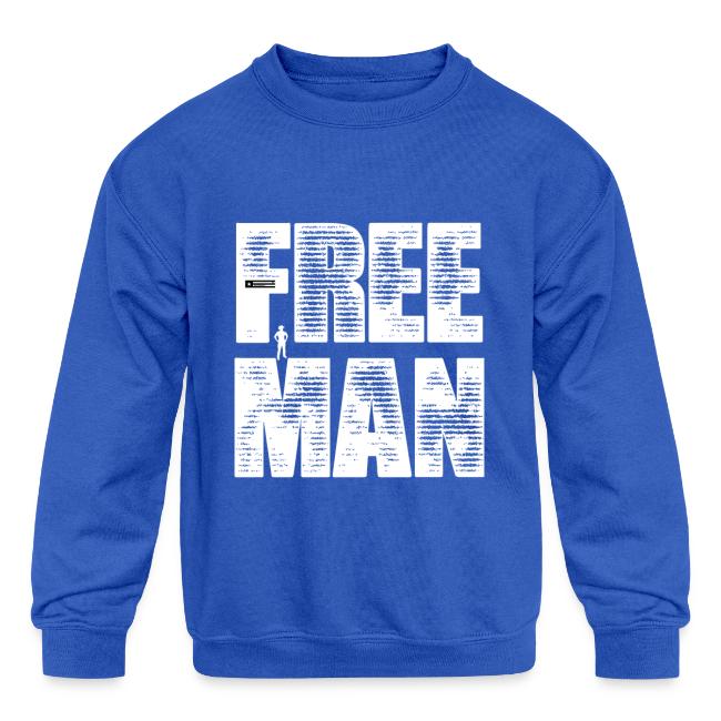 FREE MAN - White Graphic