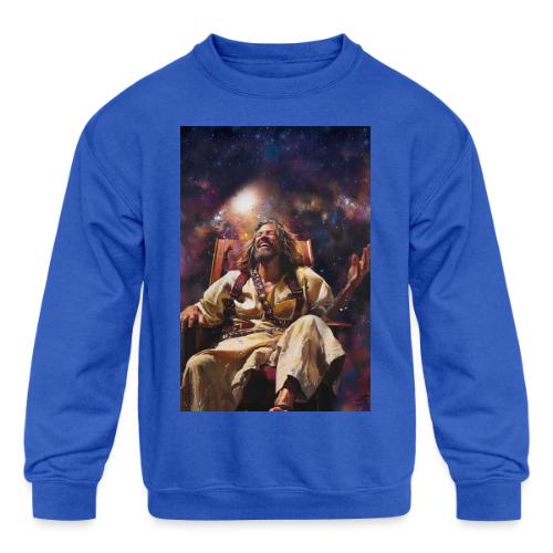 The King Who Laughs - Kids' Crewneck Sweatshirt