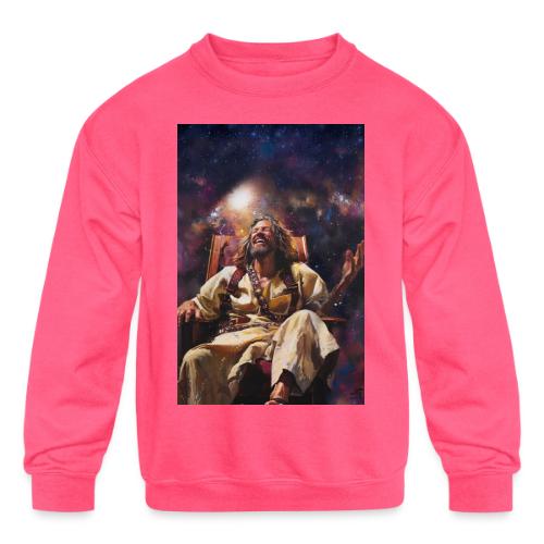 The King Who Laughs - Kids' Crewneck Sweatshirt