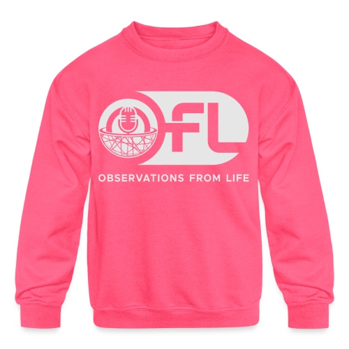 Observations from Life Logo - Kids' Crewneck Sweatshirt