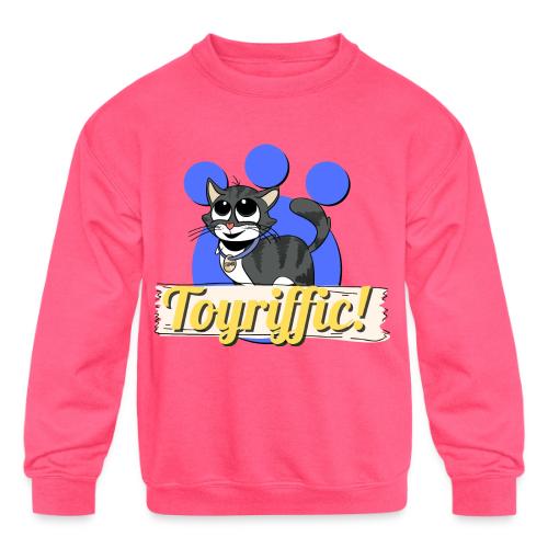 TomoTees Toyriffic - Kids' Crewneck Sweatshirt