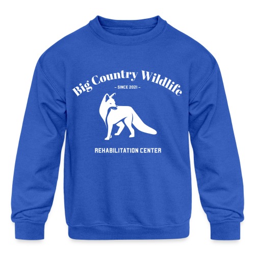 Big Country Wildlife Rehabilitation Center - Kids' Crewneck Sweatshirt
