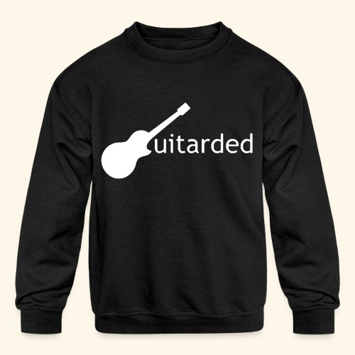 Guitarded - Kids' Crewneck Sweatshirt