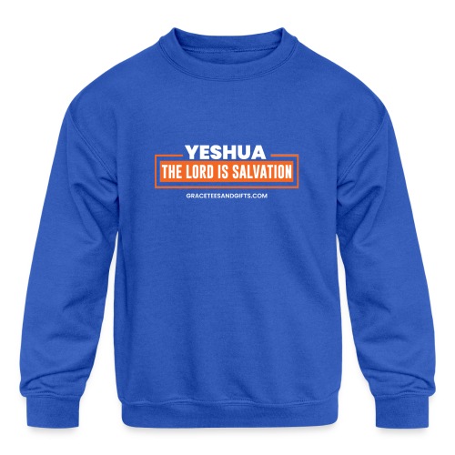Yeshua Dark Collection - Kids' Crewneck Sweatshirt
