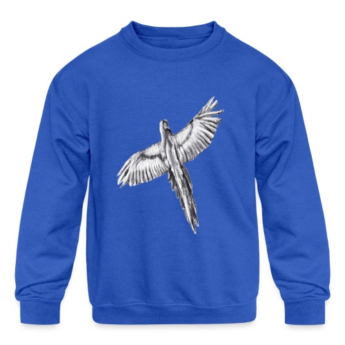 Flying parrot - Kids' Crewneck Sweatshirt