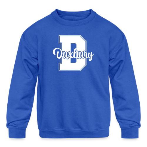 Duxbury Overlay (Light) - Kids' Crewneck Sweatshirt