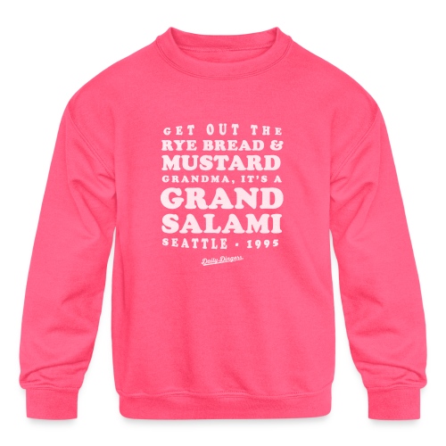 It's Grand Salami Time - Kids' Crewneck Sweatshirt
