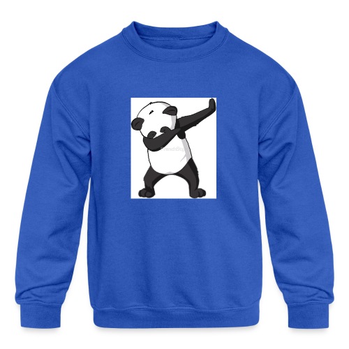savage panda hoodie - Kids' Crewneck Sweatshirt