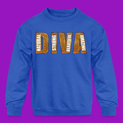 Diva 2 - Kids' Crewneck Sweatshirt
