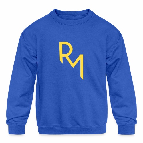 R M - Kids' Crewneck Sweatshirt