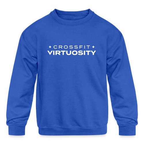 Virtuosity Logo - Kids' Crewneck Sweatshirt