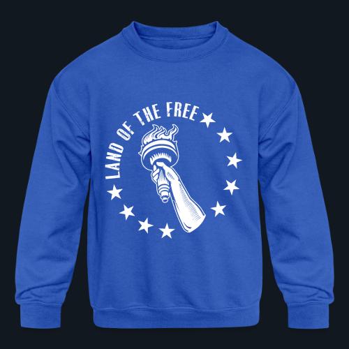 Land of the free - Kids' Crewneck Sweatshirt