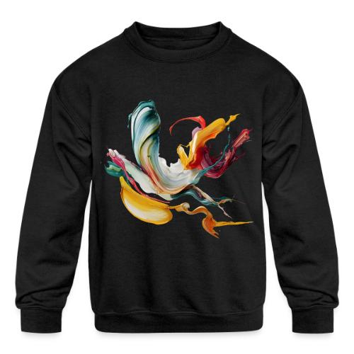 Abstract Chaos - Kids' Crewneck Sweatshirt