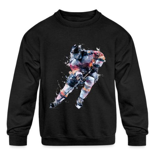 Hockey: Frozen Motion - Kids' Crewneck Sweatshirt