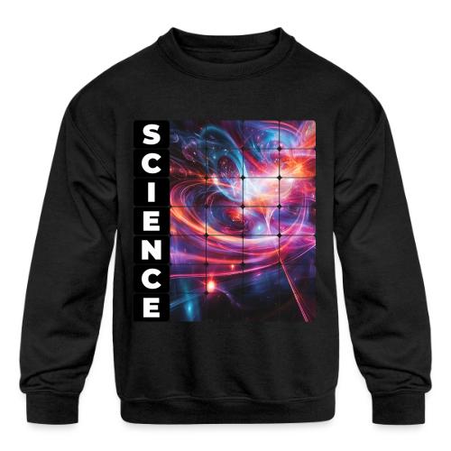 The Chaos of Science - Kids' Crewneck Sweatshirt