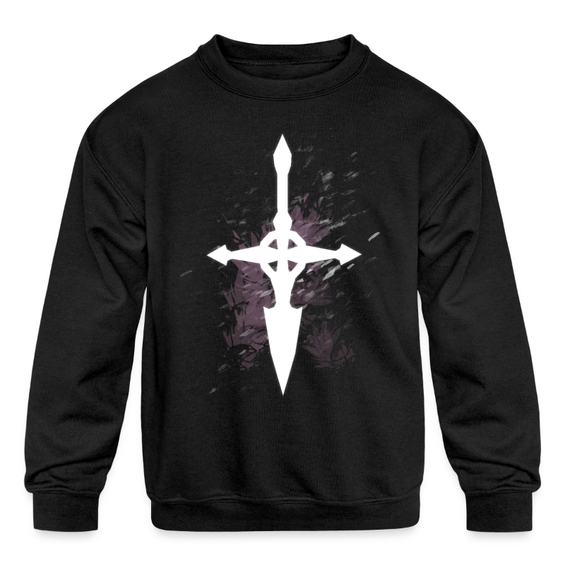 D.O.T.C. Logo Cross Silhouette - Kids' Crewneck Sweatshirt
