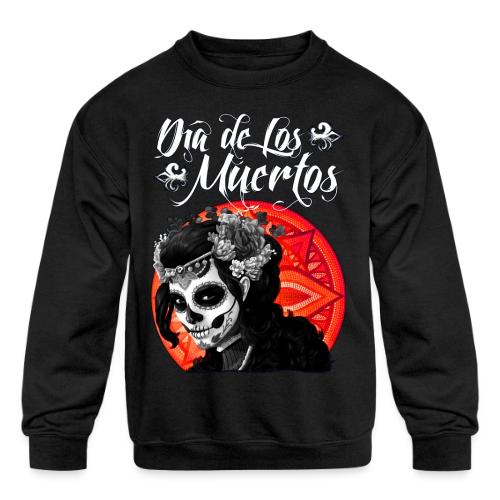 Dia de Los Muertos 01 - Kids' Crewneck Sweatshirt