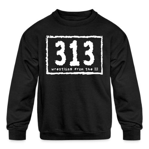 Wrestling from the 313 (nwo style) - Kids' Crewneck Sweatshirt