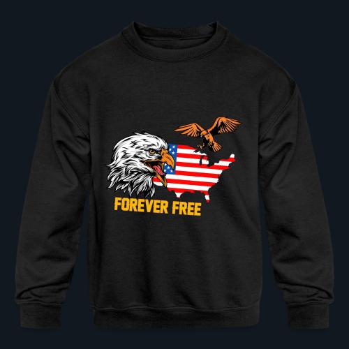 Forever Free - Kids' Crewneck Sweatshirt