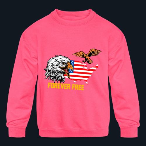 Forever Free - Kids' Crewneck Sweatshirt