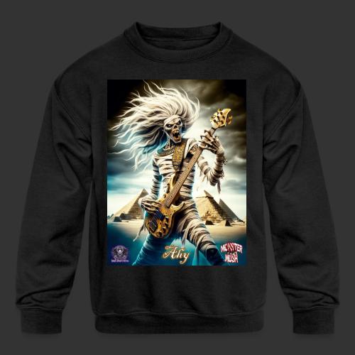 Monster Mosh 2024 Tour Ahy Bass Guitar #D-003A - Kids' Crewneck Sweatshirt