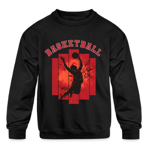 Basketball Mode On - Kids' Crewneck Sweatshirt