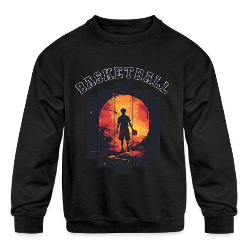 Basketball is My Game - Kids' Crewneck Sweatshirt