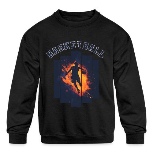 Basketball Power - Kids' Crewneck Sweatshirt