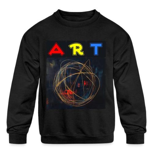 Echoes of Art - Kids' Crewneck Sweatshirt