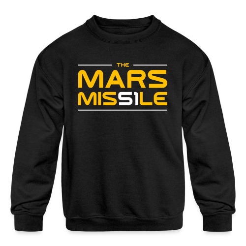 The Mars Missile - Kids' Crewneck Sweatshirt