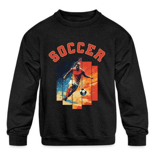 Soccer Spirit - Kids' Crewneck Sweatshirt