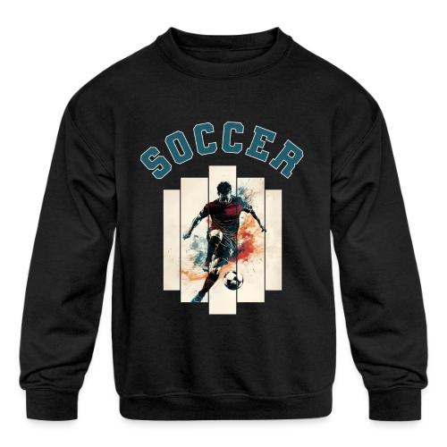 Soccer Mode On - Kids' Crewneck Sweatshirt