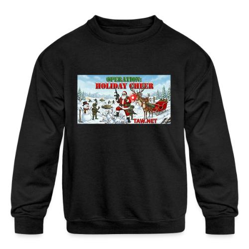 santa shop - Kids' Crewneck Sweatshirt