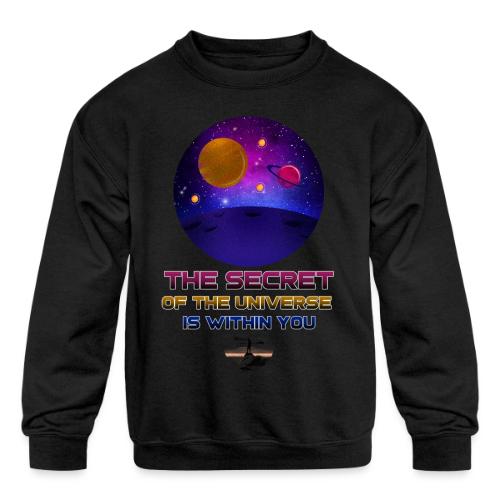 The Secret Of The Universe - Kids' Crewneck Sweatshirt