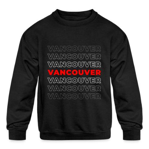 Vancouver Layers - Kids' Crewneck Sweatshirt