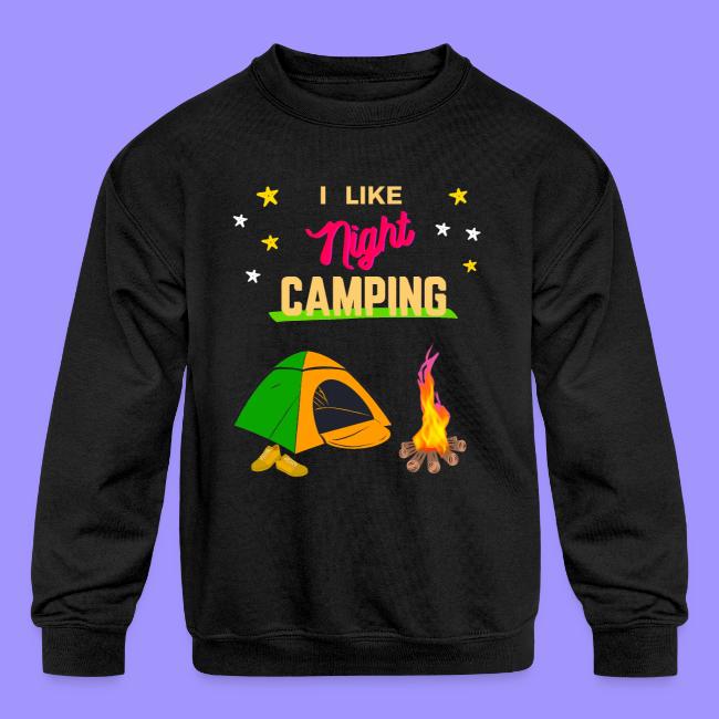 Night Camping - Tent and Campfire