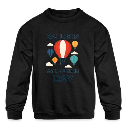 Balloon Ascension Day shirt - Kids' Crewneck Sweatshirt